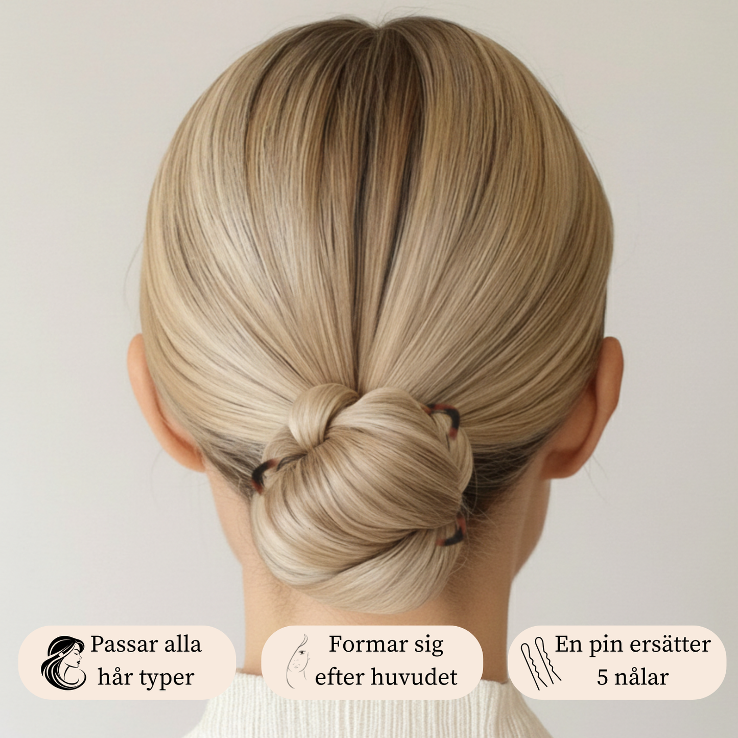 Siluett Hår Pin I 3 pack